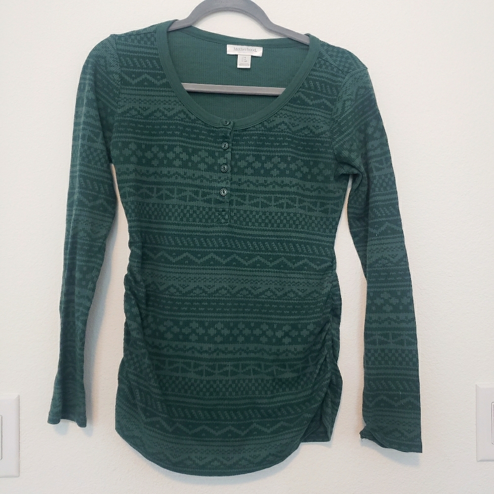 Long sleeve maternity top